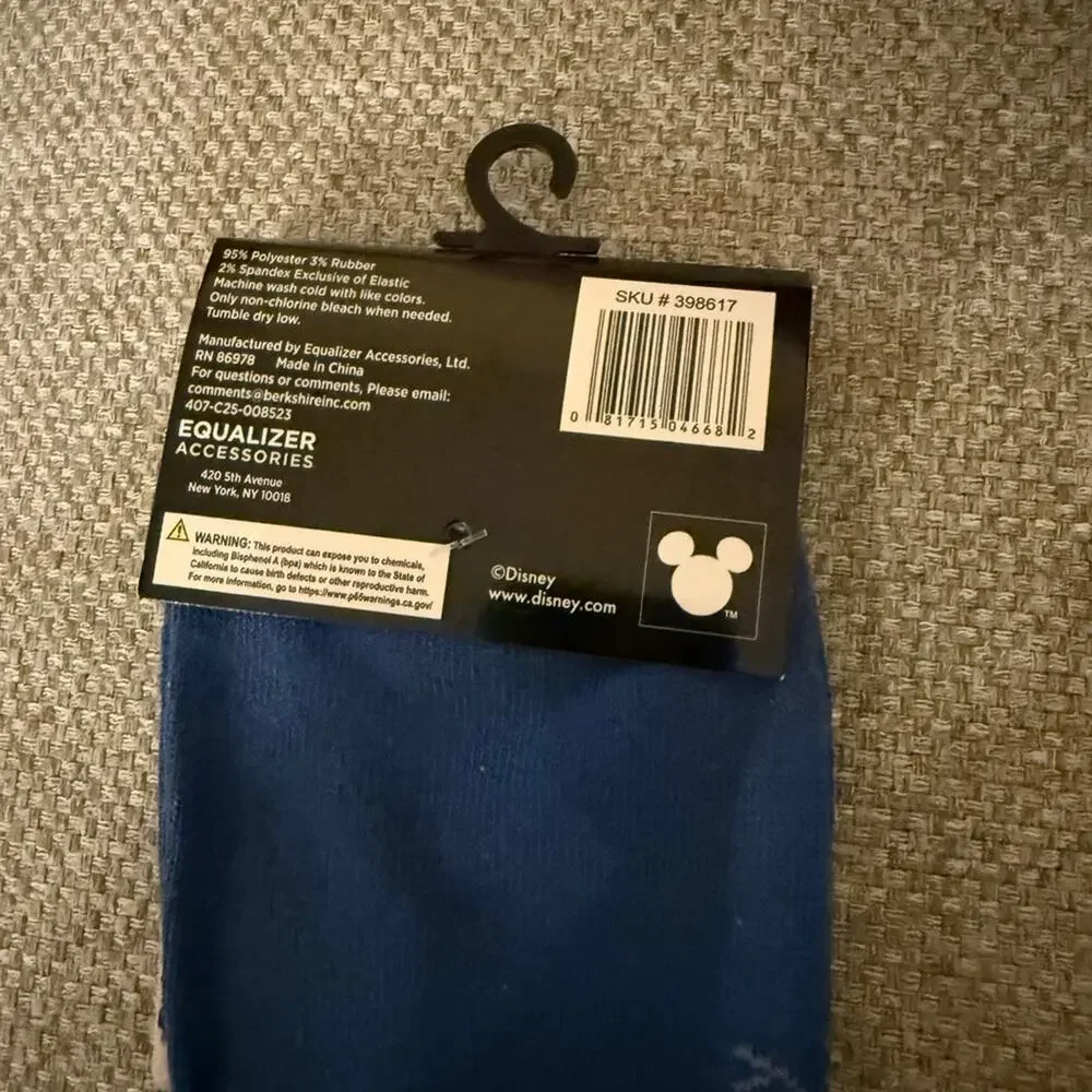 Disney blue Eeyore Blue Crew Socks